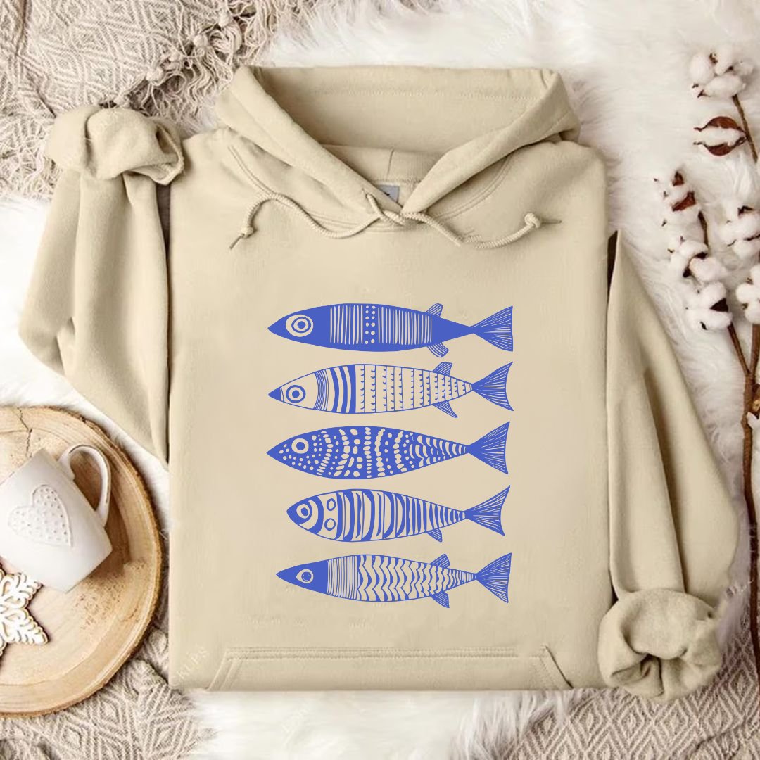 Blue Sardines Hoodie