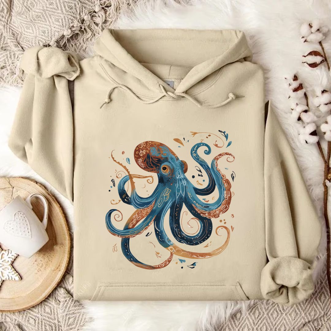 Boho Octopus Hoodie