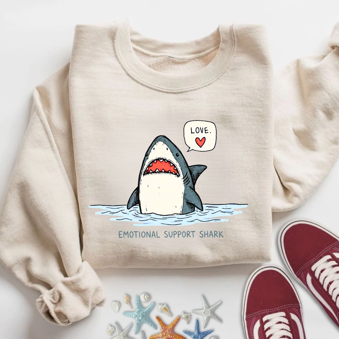 Emotional Support Shark Sweatshirt
