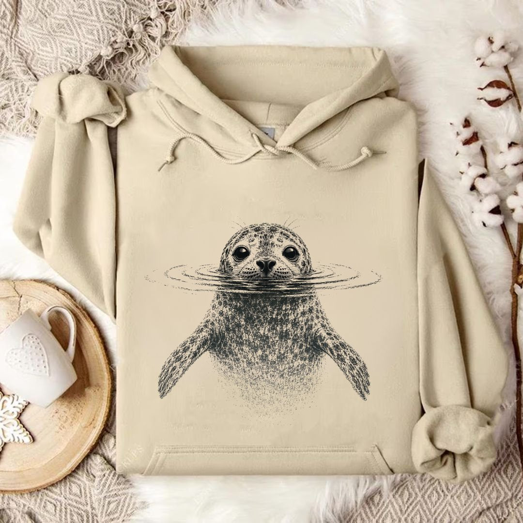 Swimming Seal Hoodie