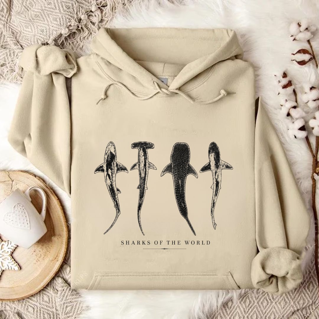 Sharks Of The World Hoodie