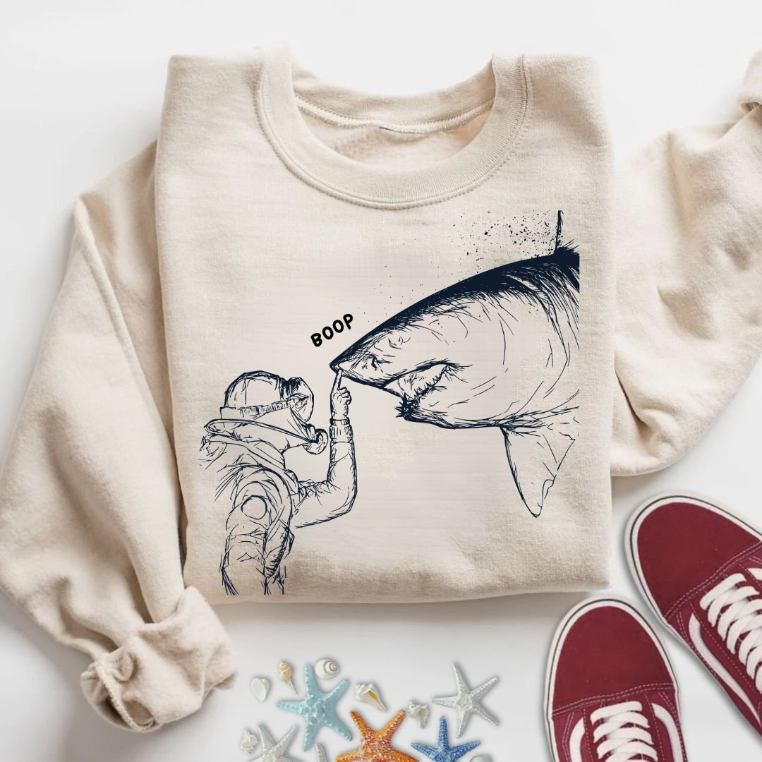 Boop, Shark Sweatshirt