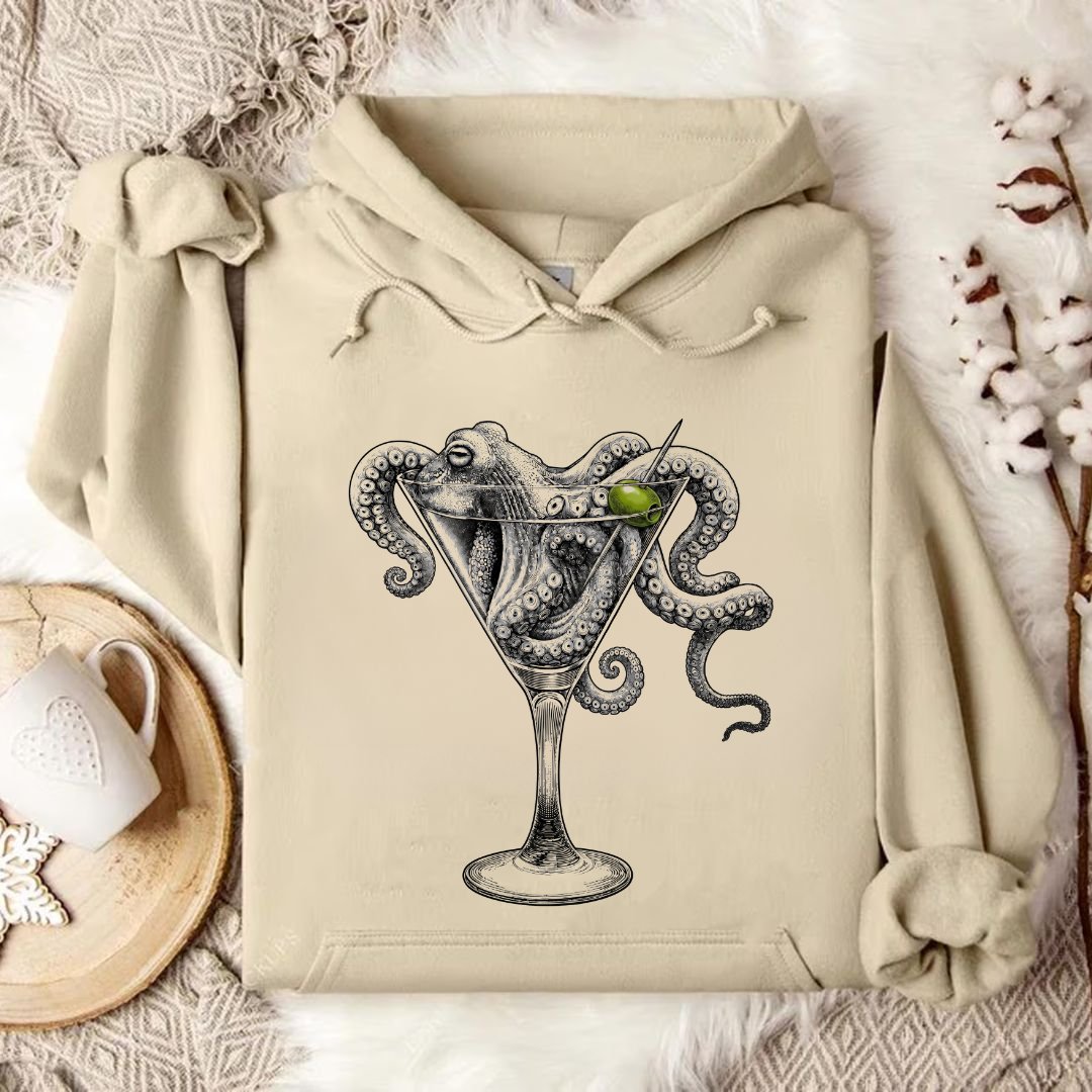 Octopus Martini Hoodie