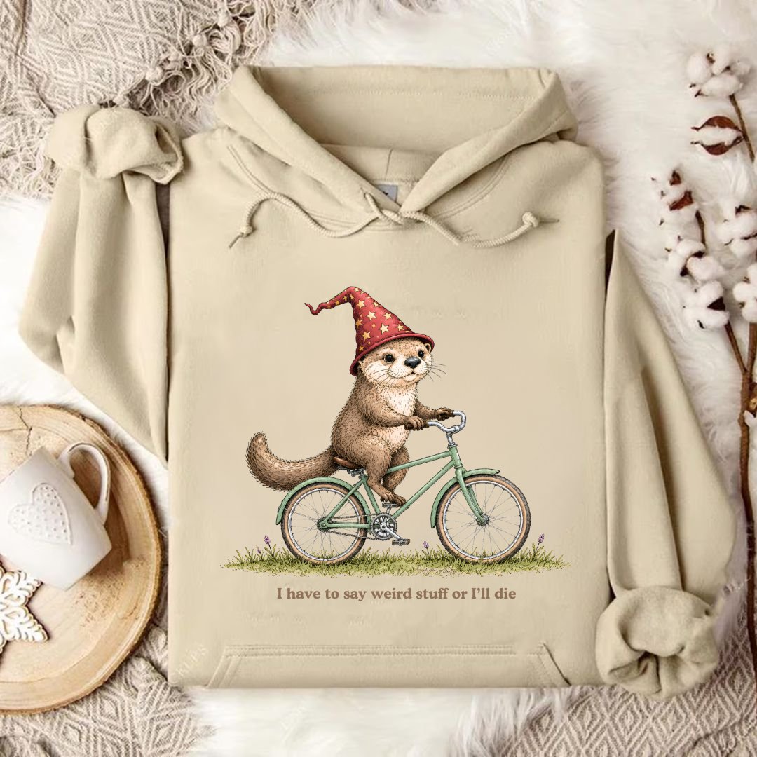 Weird Stuff Or I'll Die Otter Hoodie