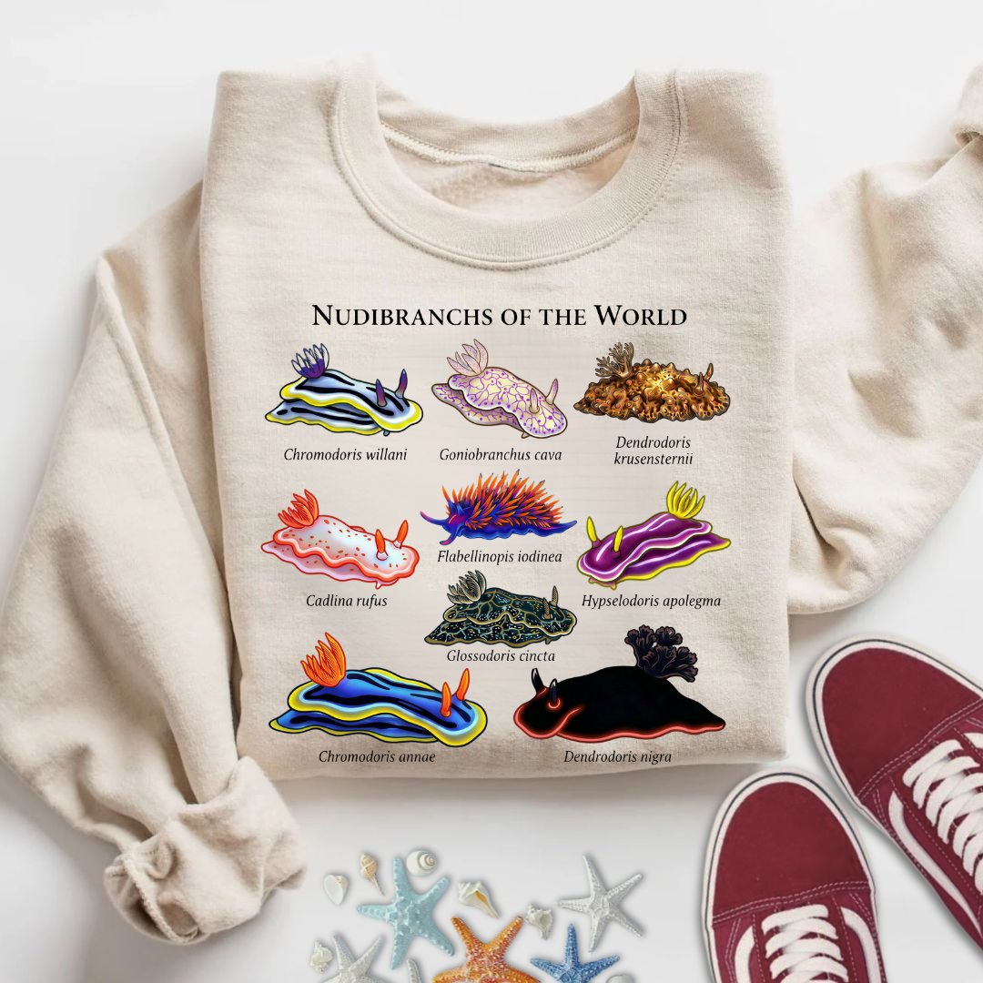 Nudibranchs Of The World Sweatshirt
