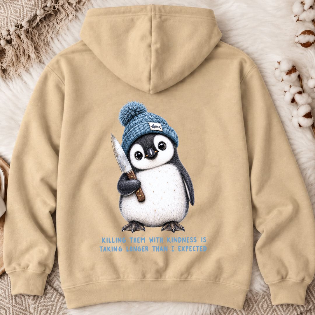 Kindness Is Taking Too Long Back Print Hoodie