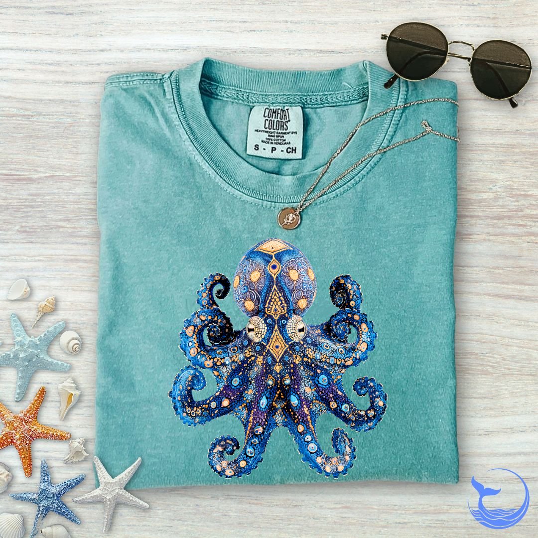 Blue-Ringed Octopus Comfort Colors T-Shirt