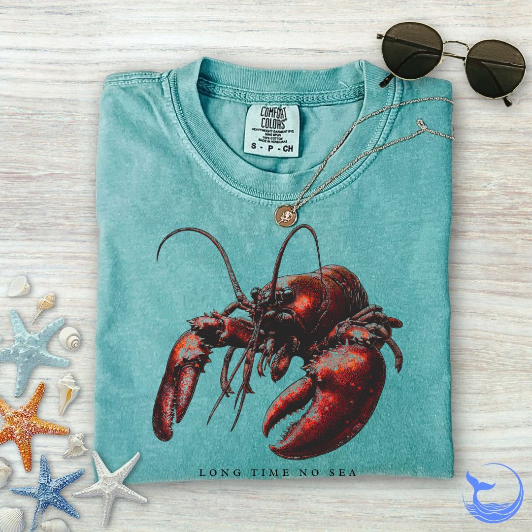 Long Time No Sea Lobster Comfort Colors T-Shirt