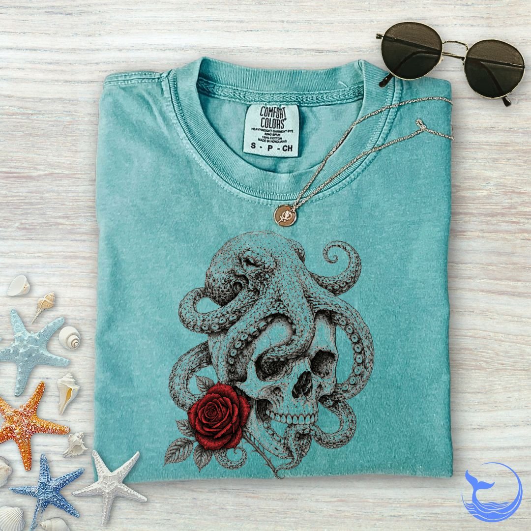 The Last Rose, Octopus Comfort Colors T-Shirt
