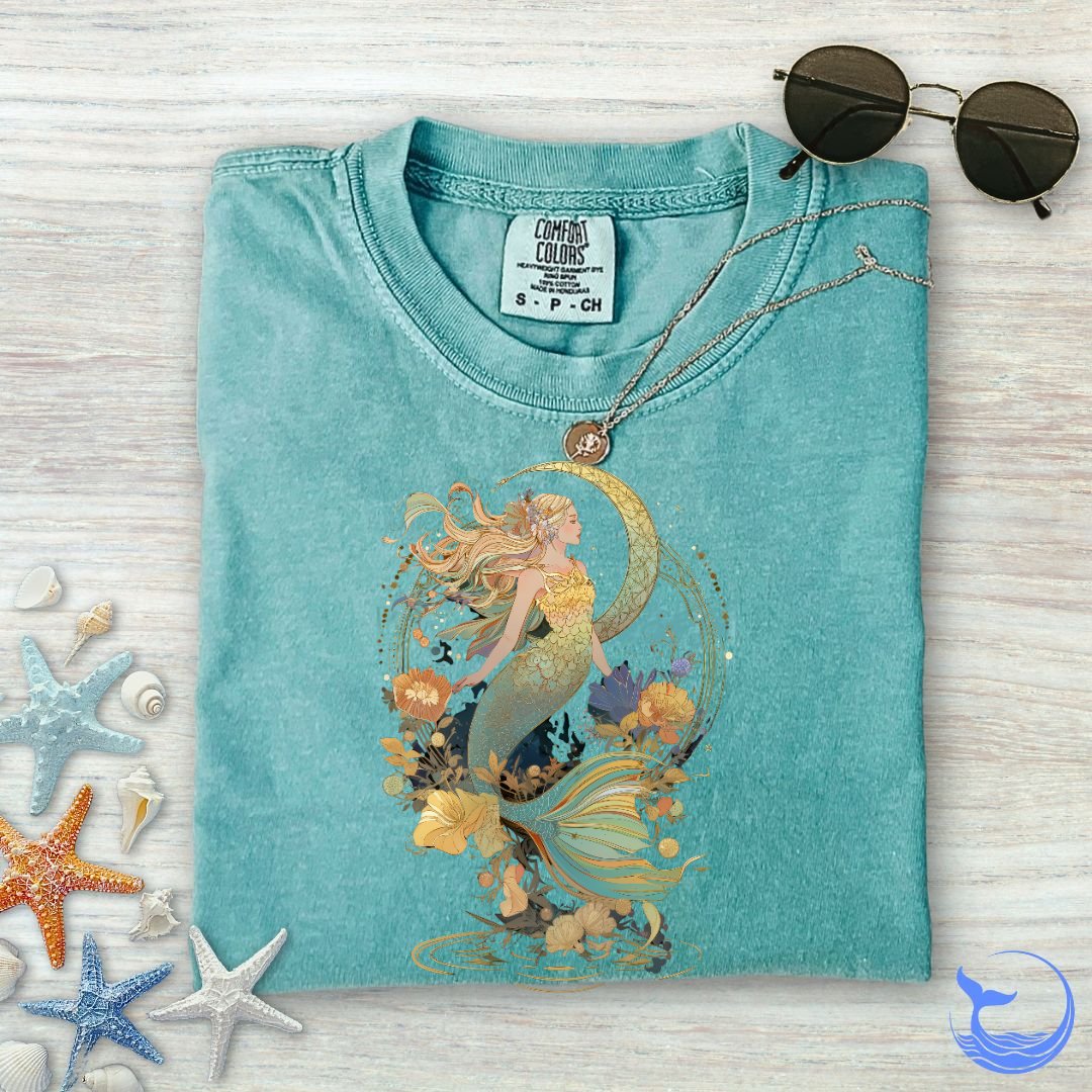 Whimsical Mermaid Comfort Colors T-Shirt