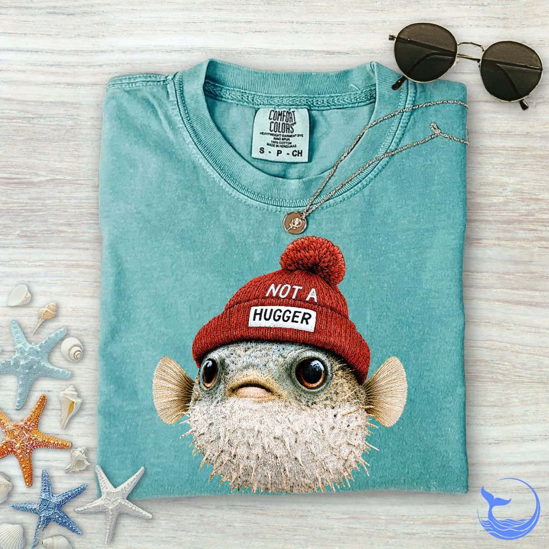 Hugger Pufferfish Comfort Colors T-Shirt