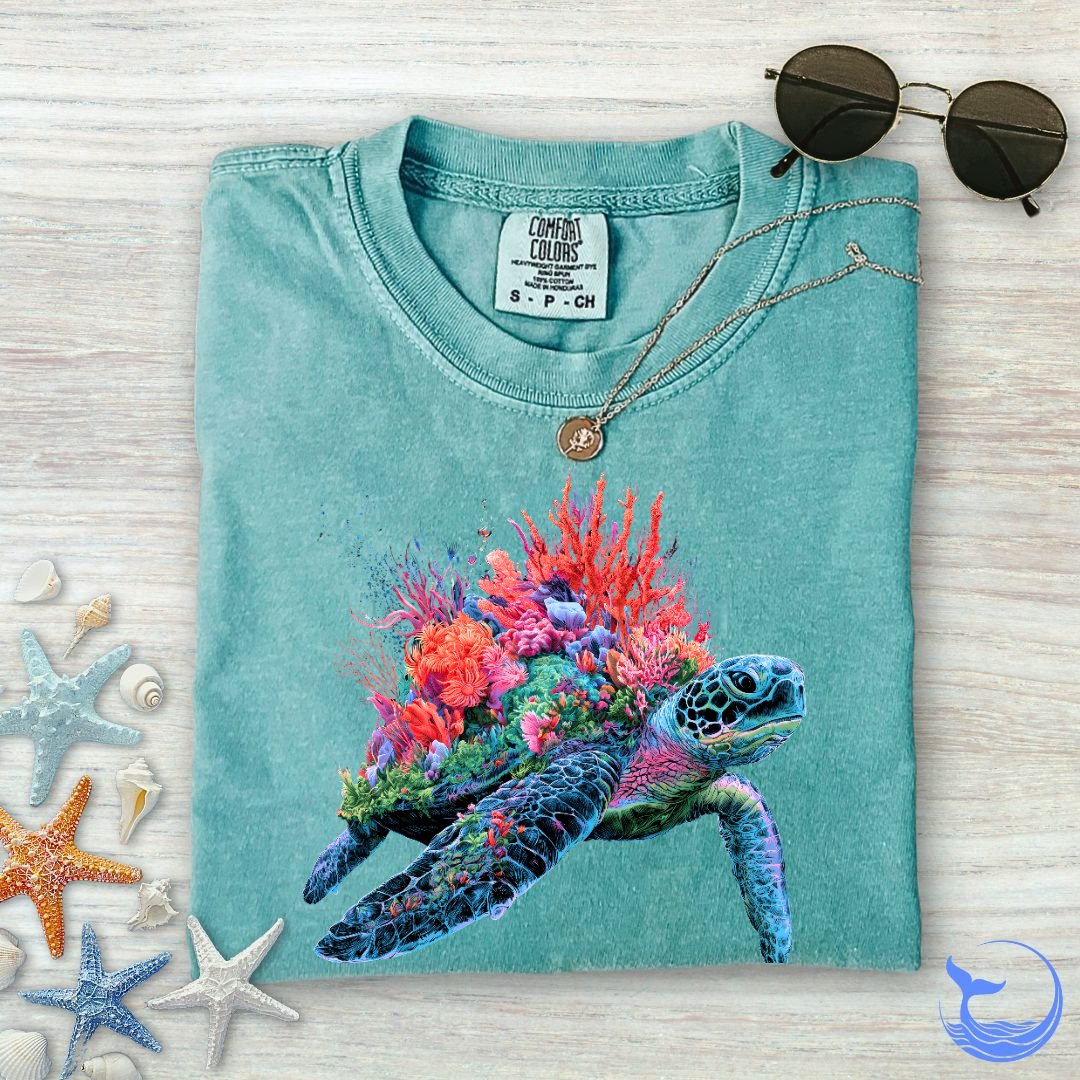 Reef Turtle Comfort Colors T-Shirt