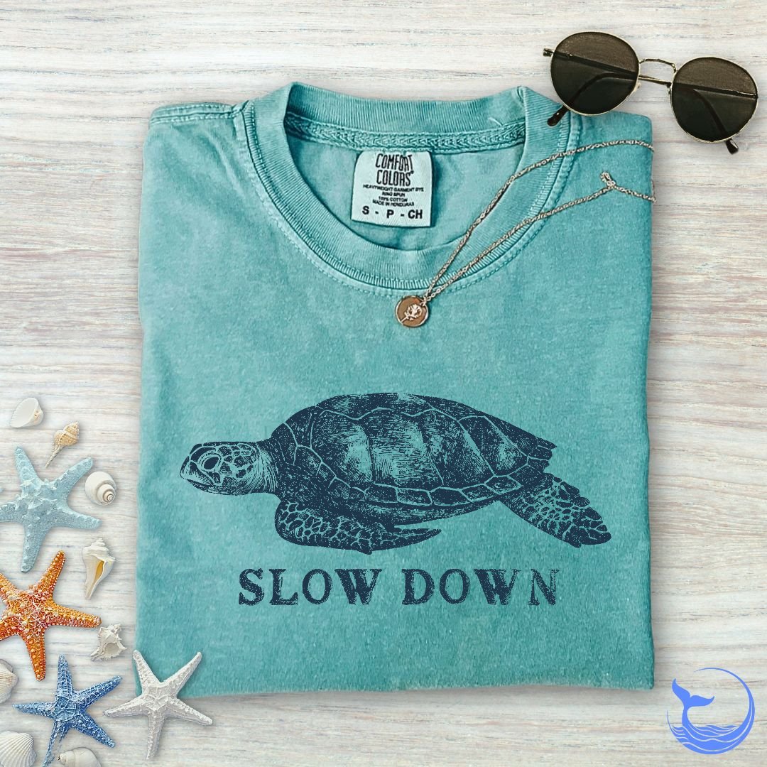 Slow Down Turtle Comfort Colors T-Shirt