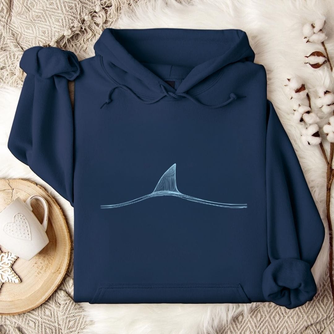 Shark Fin Hoodie Navy / S