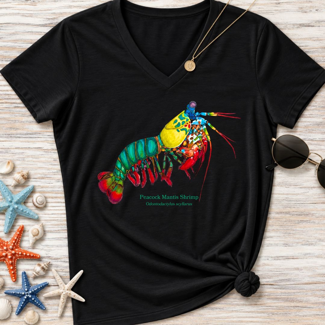 Mantis Shrimp Women's V-Neck T-Shirt