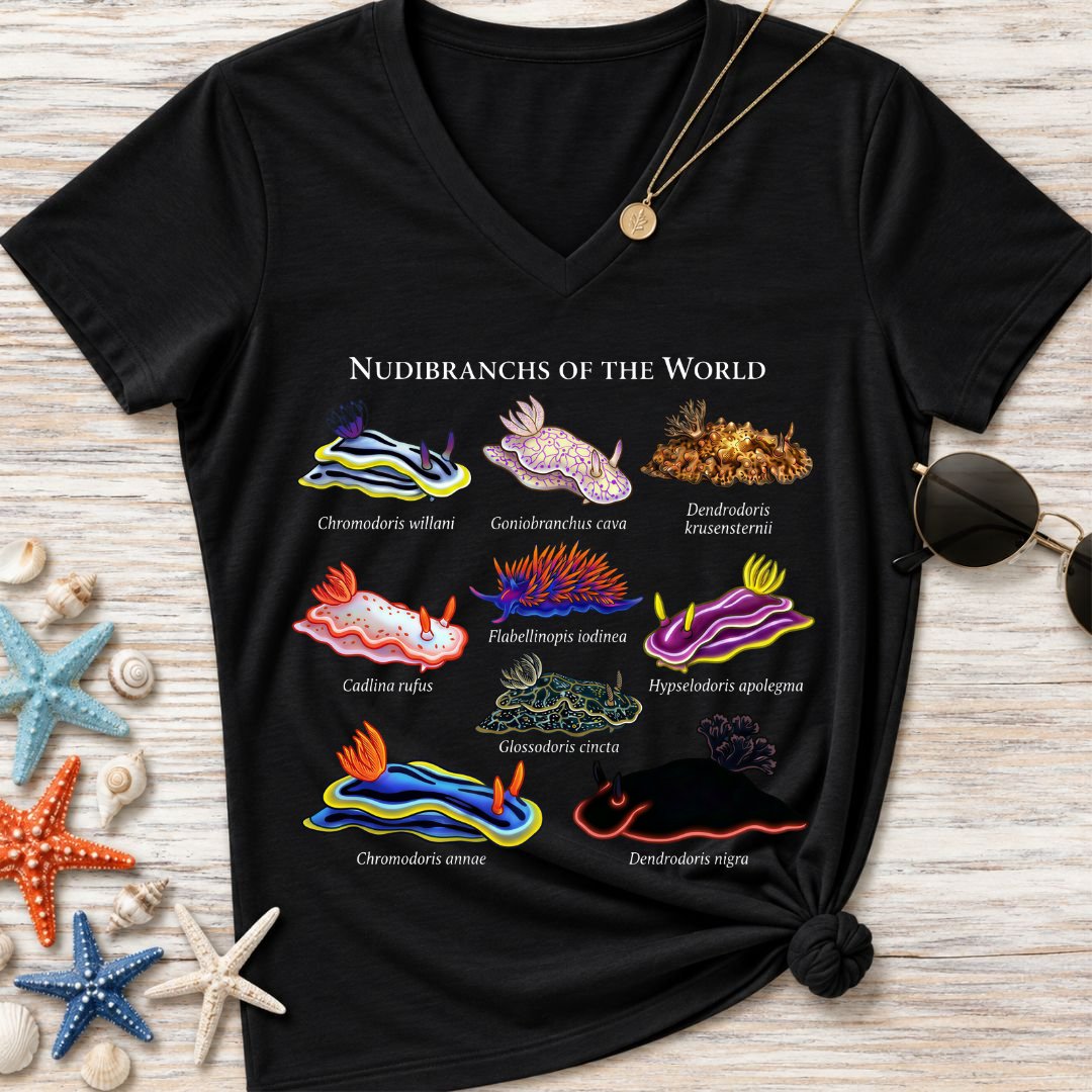 Nudibranchs Of The World Women's V-Neck T-Shirt