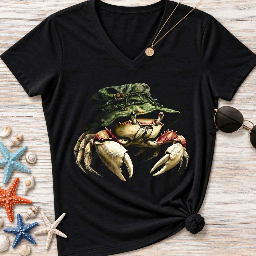 Summer Crab Women's V-Neck T-Shirt