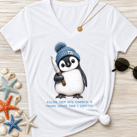 Kindness Is Taking Too Long Women's V-Neck T-Shirt
