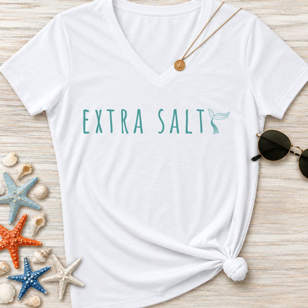 Extra Salty Women's V-Neck T-Shirt
