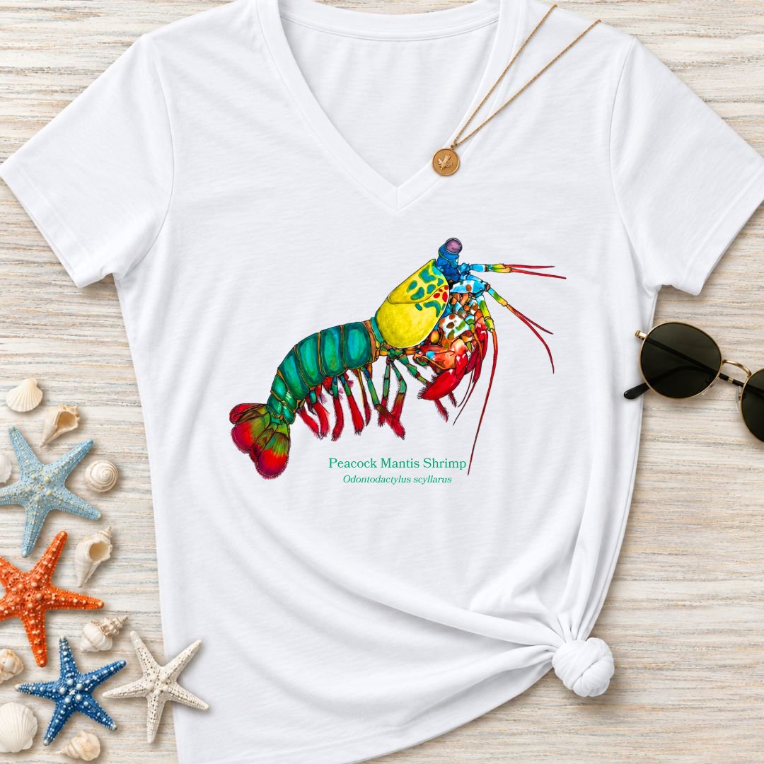 Mantis Shrimp Women's V-Neck T-Shirt