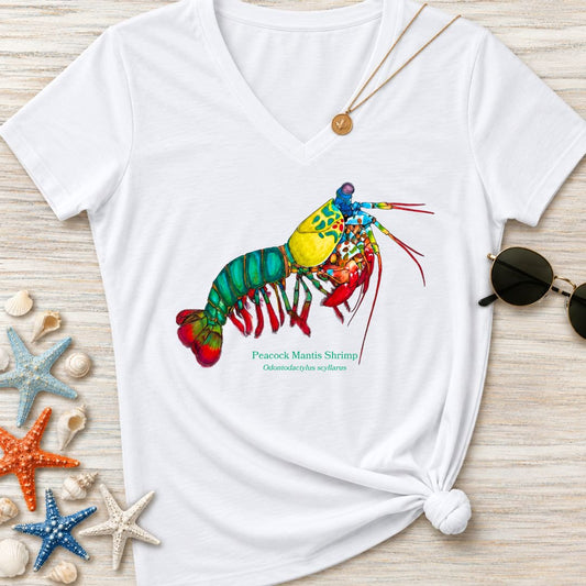 Mantis Shrimp Women's V-Neck T-Shirt