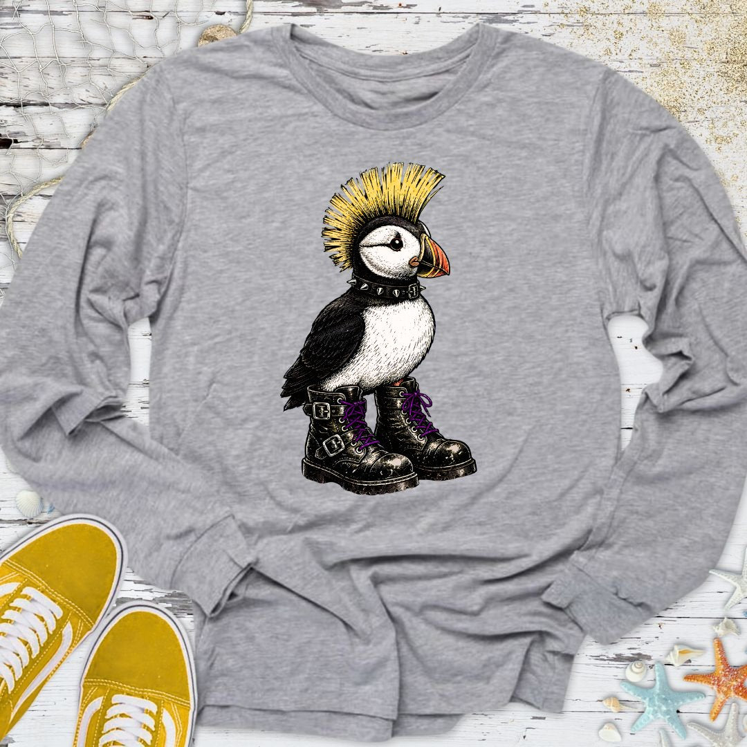 Puffin Punk Long Sleeve Tee