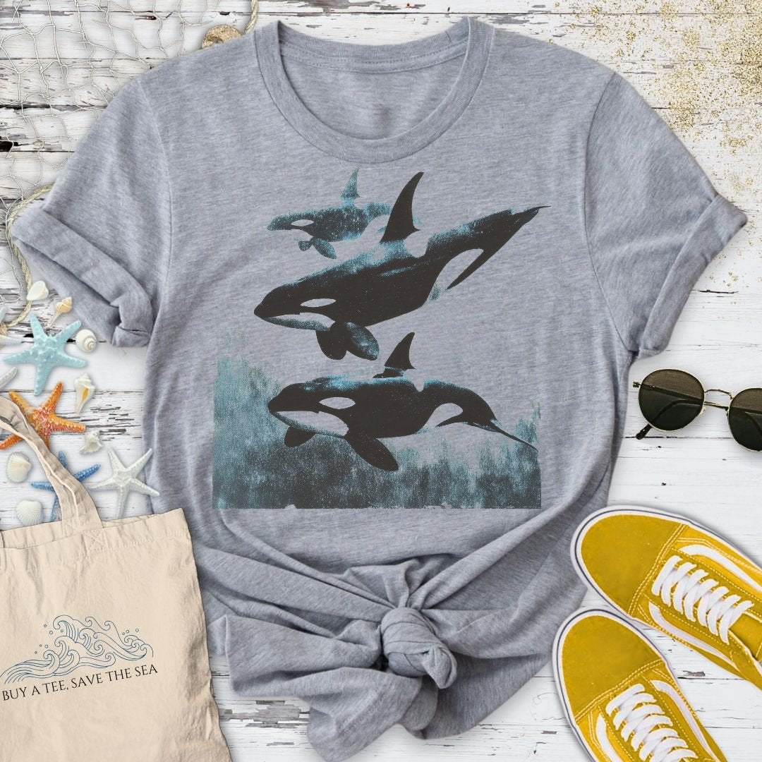 Swimming Orcas T-Shirt
