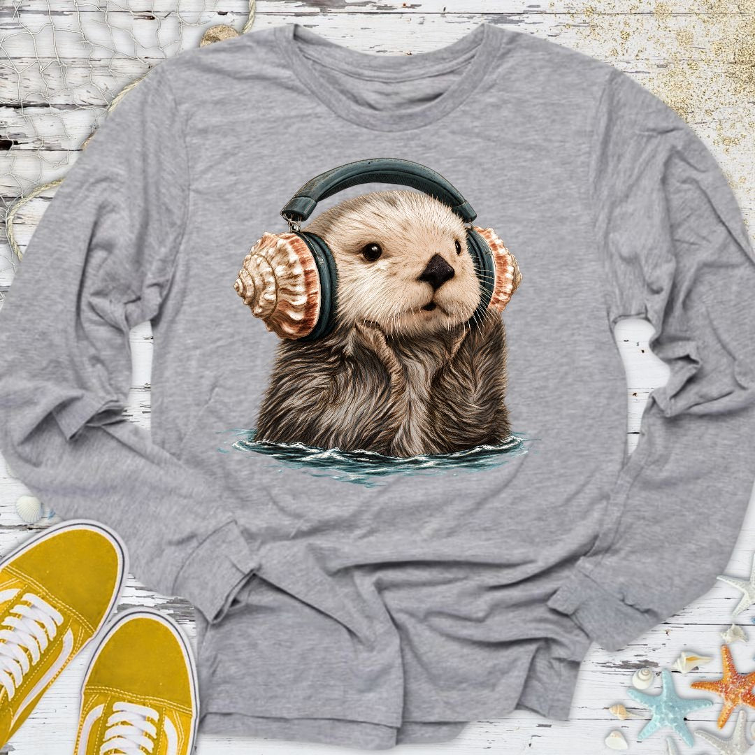 Music Otter Long Sleeve Tee