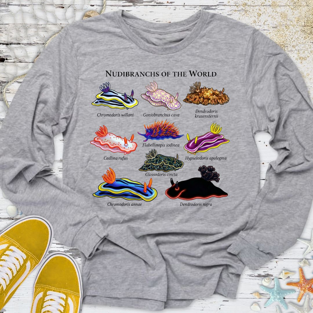 Nudibranchs Of The World Long Sleeve Tee