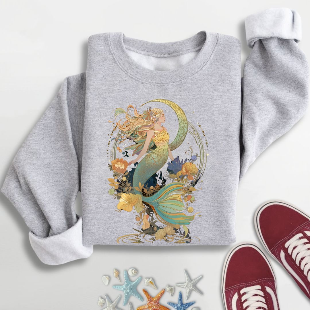 Mermaid Art Nouveau Sweatshirt