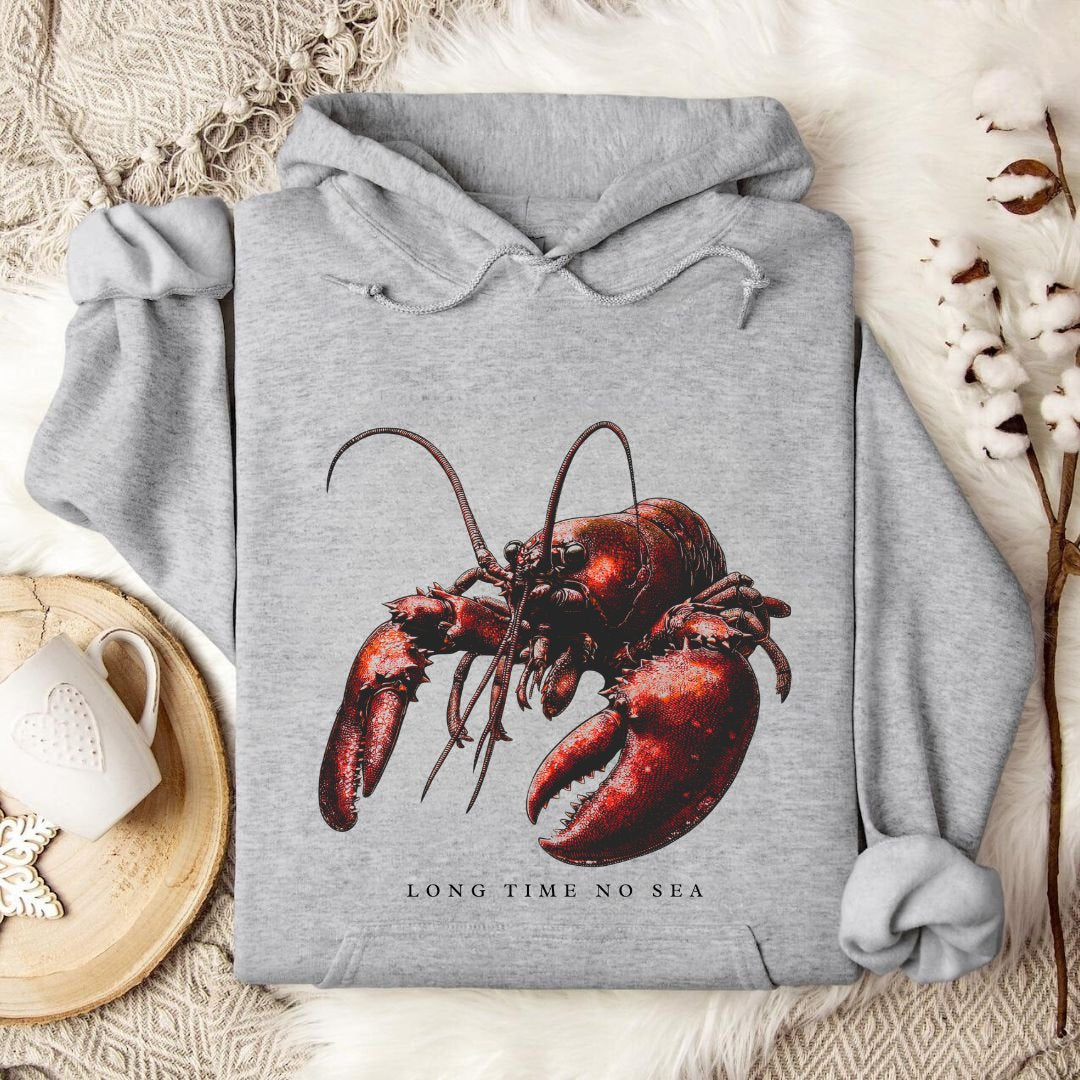 Long Time No Sea Lobster Hoodie