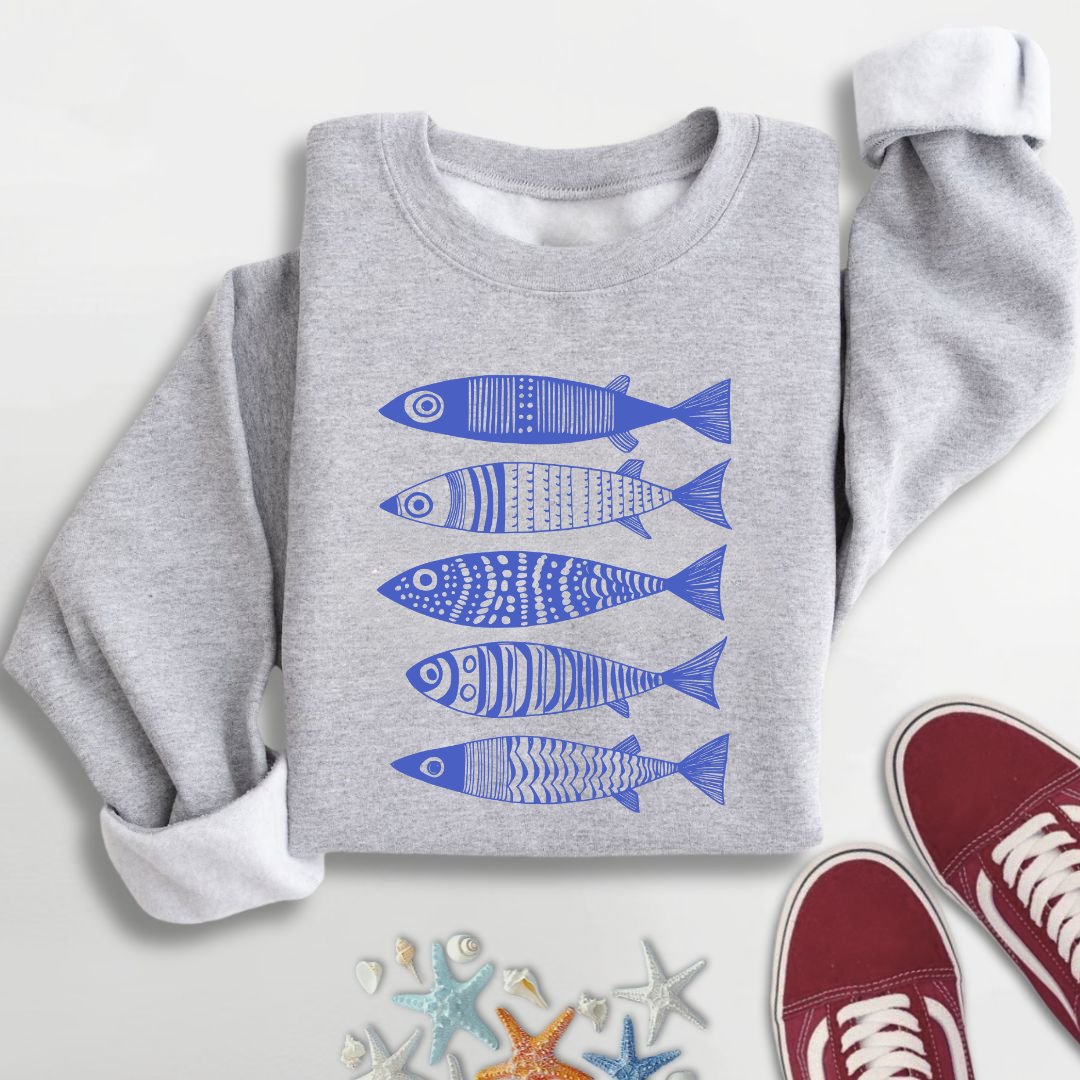 Blue Sardines Sweatshirt