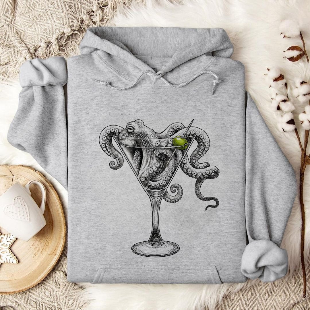 Octopus Martini Hoodie