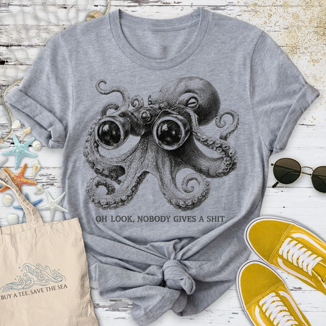 Nobody Gives a S, Octopus T-Shirt