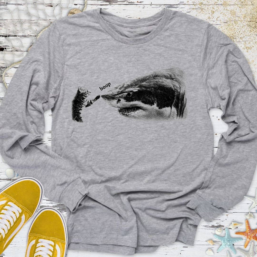 Boop Cat Long Sleeve Tee