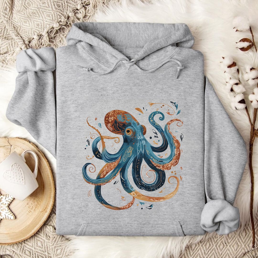 Boho Octopus Hoodie