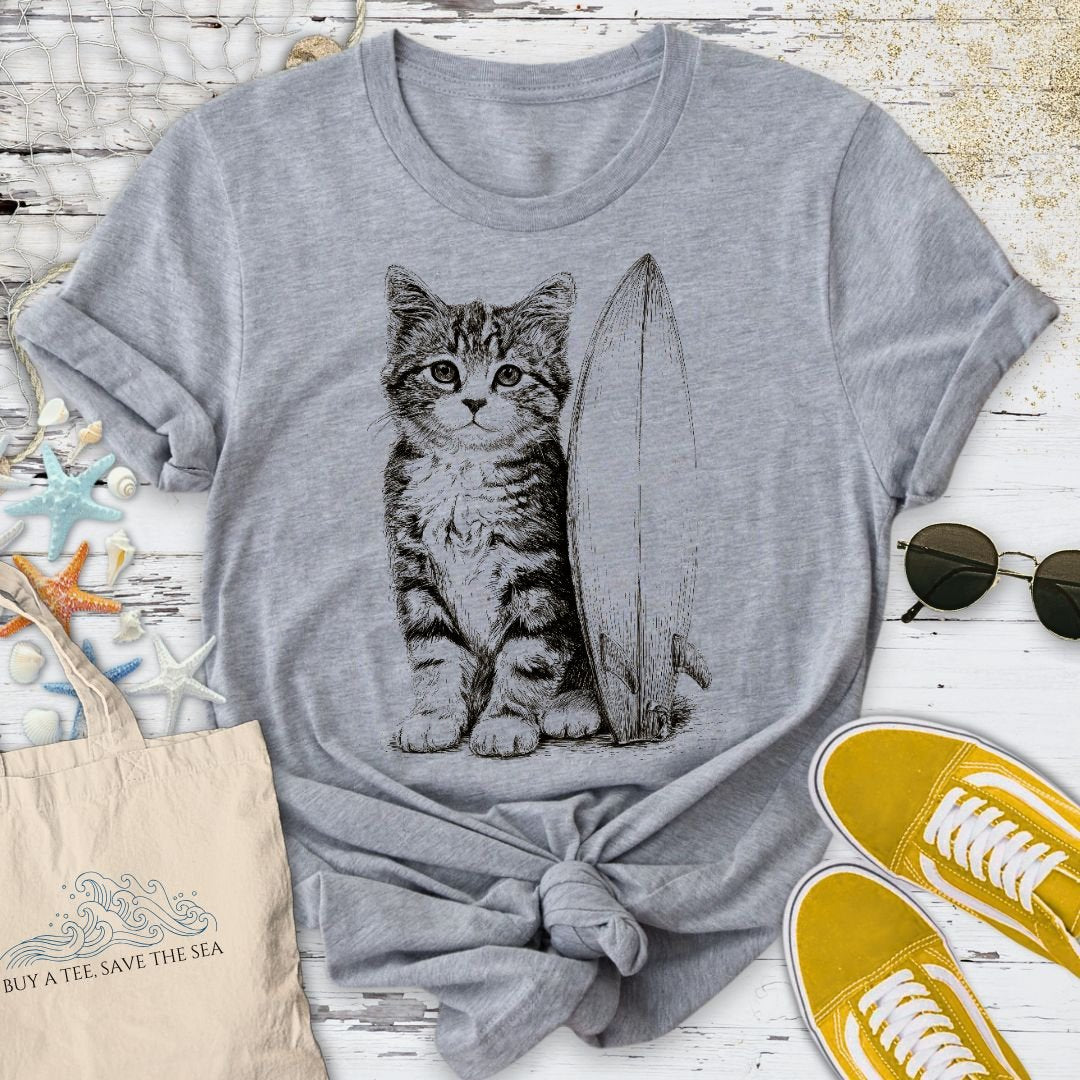Surfer Cat T-Shirt