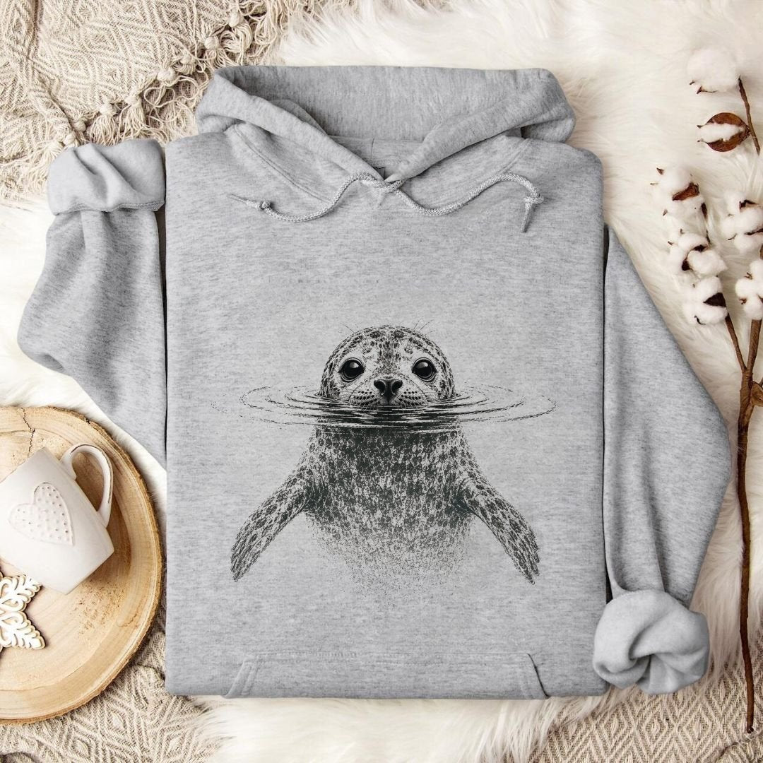 Swimming Seal Hoodie