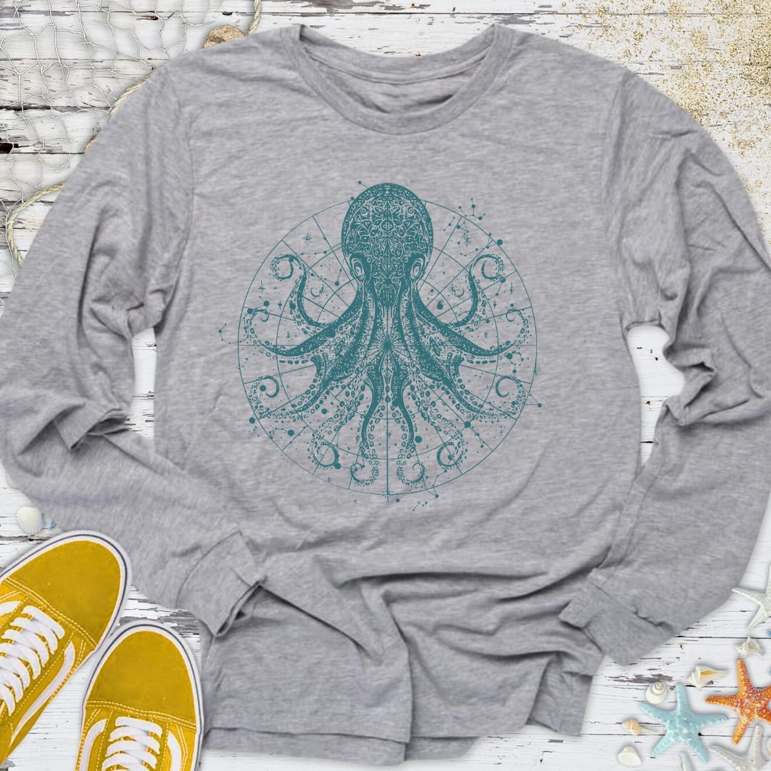 Celestial Octopus Long Sleeve Tee