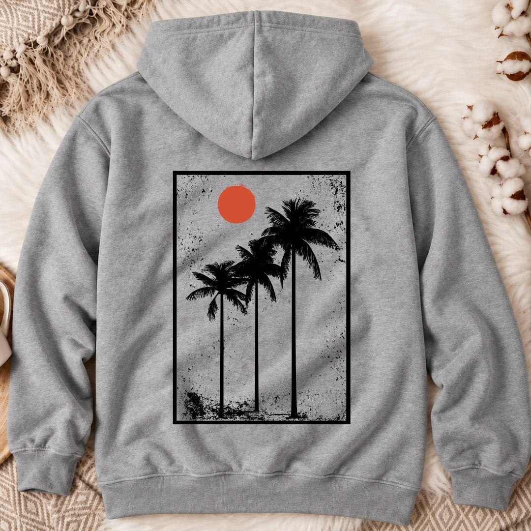 Vintage Palms Back Print Hoodie