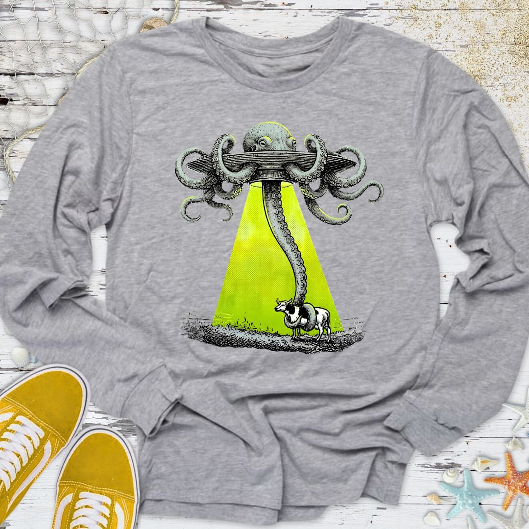 Alien Octopus Long Sleeve Tee