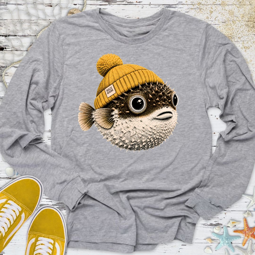 Winter Pufferfish Long Sleeve Tee