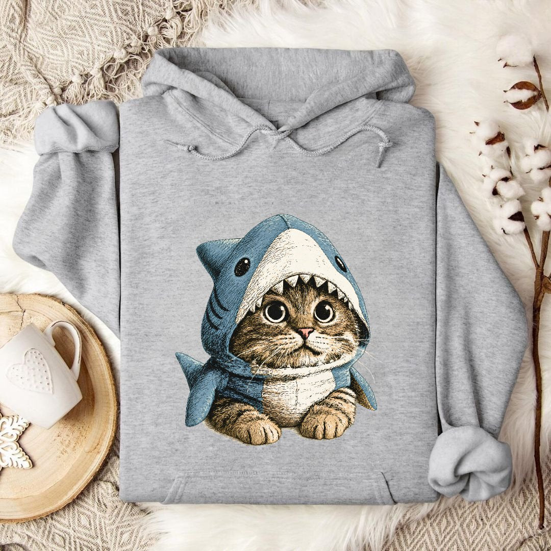 I'm A Real Shark, Cat Hoodie