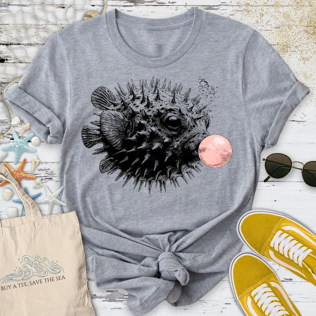 Bubblegum Pufferfish T-Shirt