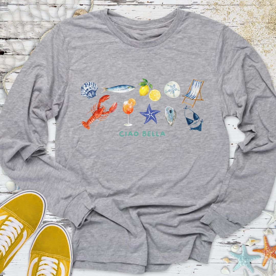 Italian Summer Long Sleeve Tee
