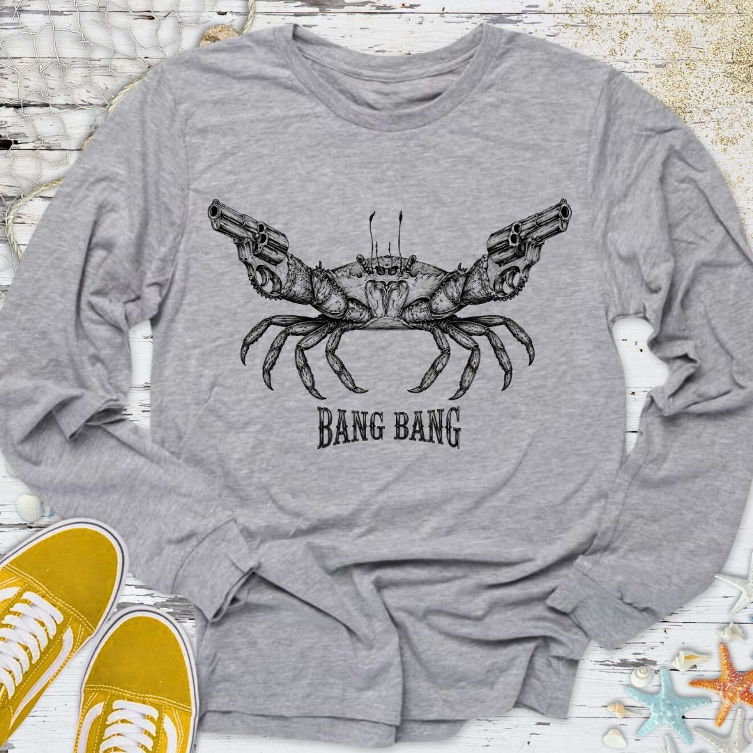 Bang Bang Crab Long Sleeve Tee