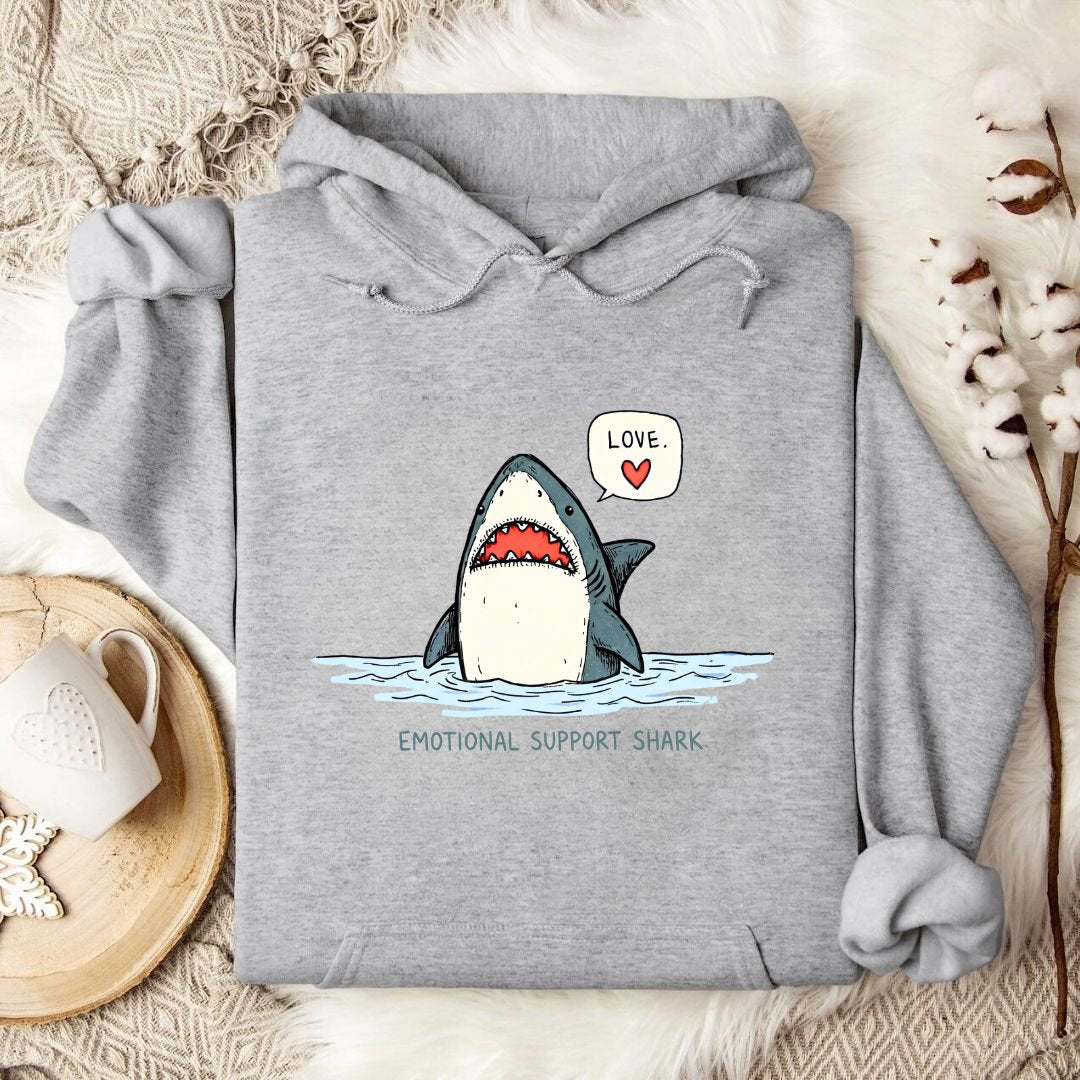 Emotional Support Shark Hoodie