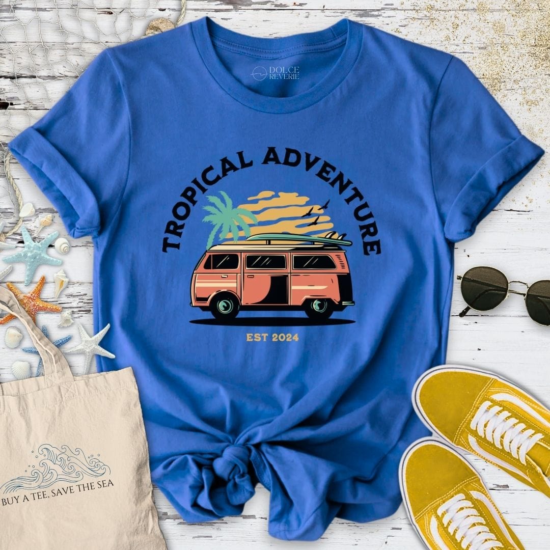 Tropical Adventure T-Shirt Royal / S