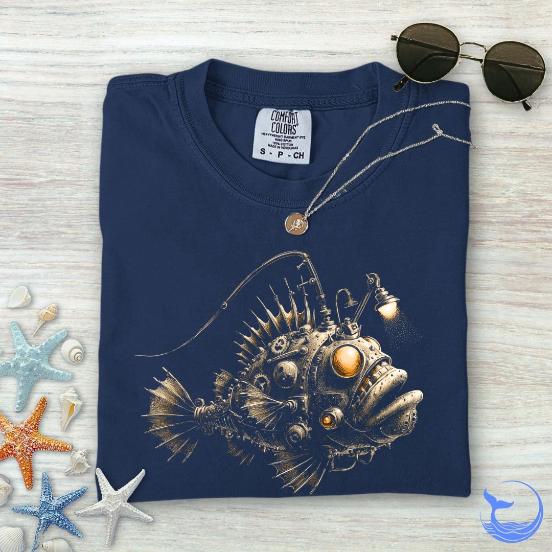 Steampunk Anglerfish Comfort Colors T-Shirt