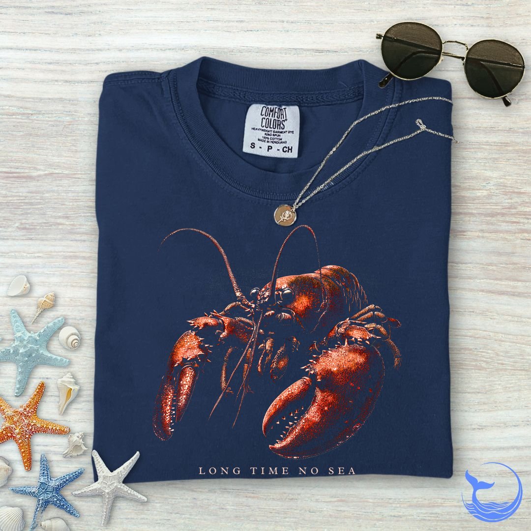 Long Time No Sea Lobster Comfort Colors T-Shirt